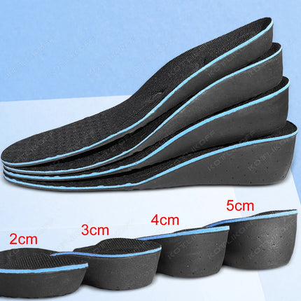 2-5cm Magnet Invisible Height Increase Insoles Templates Insoles For Feet Arch Support Heighten Orthopedic Shoes Sole Pad Unisex