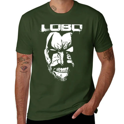 Lobo T-Shirt customs summer clothes new edition plain white t shirts men