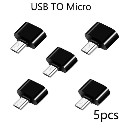 Tablet OTG Universal Micro USB/Type-C to USB 2.0 Adapter Connector for Phone Tablet PC USB C On-The-Go Converter Adapter
