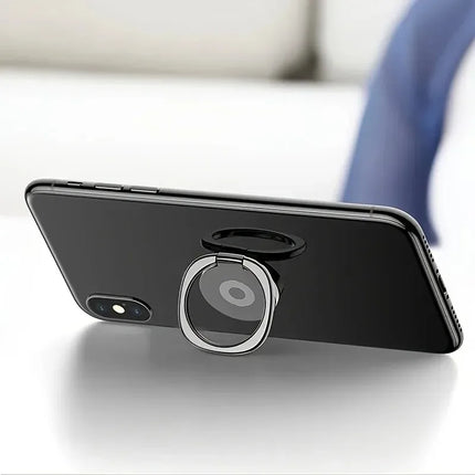 Ultra-thin Phone Stand Finger Ring Holder 360° Degree Rotation Folding Metal Phone Stand Mount Smartphone Holder for Phone