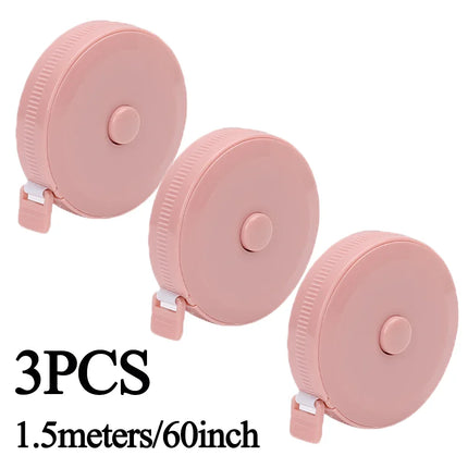 Sewing Tape Measure Dual Sided Retractable Ruler with Push Button Ruler for Weight Loss Medical Body Measurement Tailor Tool