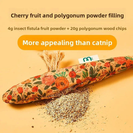 Cork Fish Shaped Cat Toy Safe Bite Resistant Attract Cat To Bite Grind Teeth Claws Relieve Boredom Functions Interactive Pet Toy