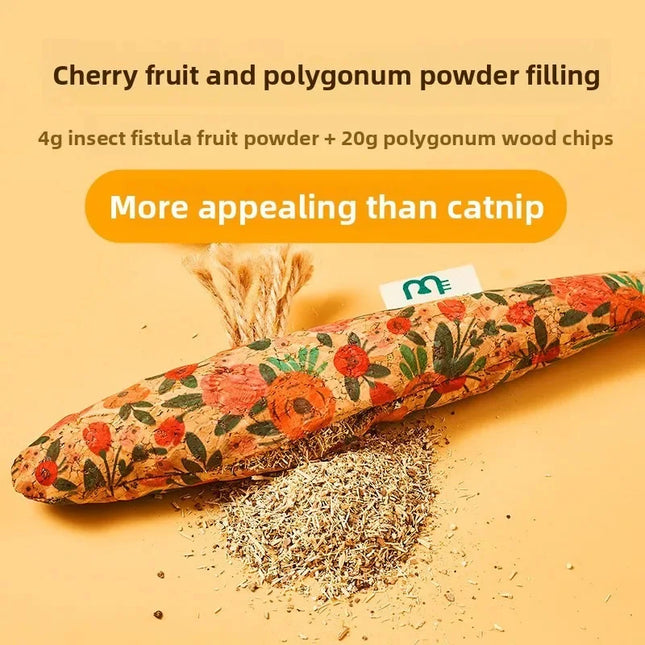 Cork Fish Shaped Cat Toy Safe Bite Resistant Attract Cat To Bite Grind Teeth Claws Relieve Boredom - product image 2