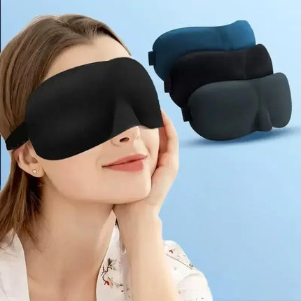 Sleeping Mask Cover Slaapmasker Blockout Eye Comfort Blindfold Concave Light with Women Men Office Use Aid Eye Travel