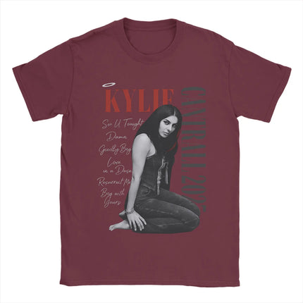 Men Kylie Cantrall T Shirts Collide Tour 2025 100% Cotton Clothing Hipster Short Sleeve Round Collar Tees Classic T-Shirt