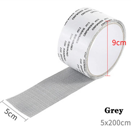 Mosquito Net Windows Anti-Mosquito Mesh Easy-to-Apply Waterproof Window Screen Repair Tape Self-Adhesive Mesh Patch