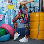 2087colorful zebra / One Size