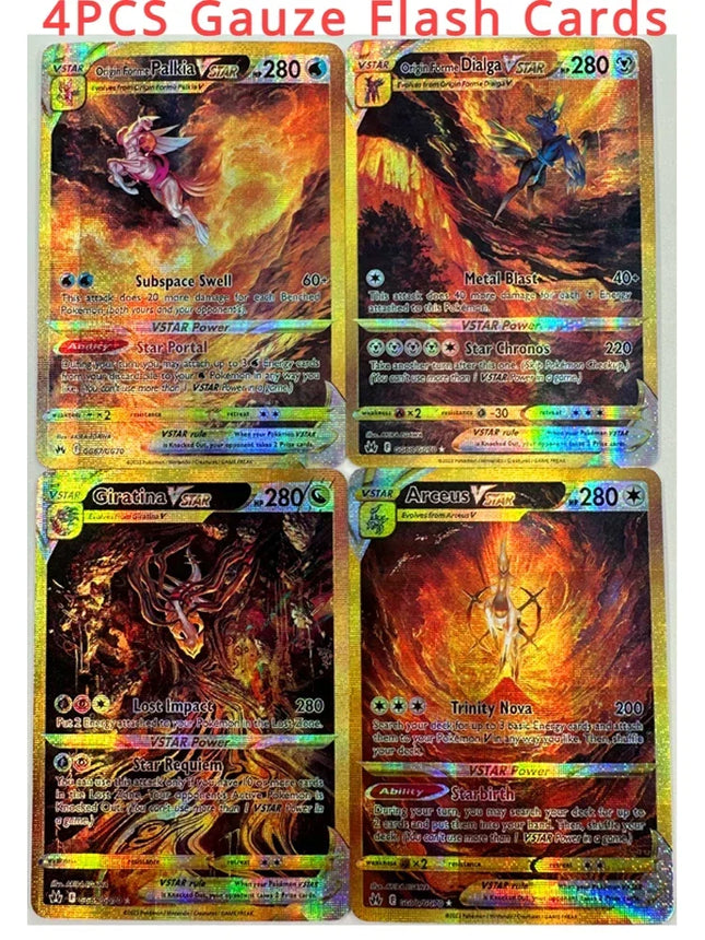 PTCG Arceus VSTAR Spielzeug Hobbys Sammlerstücke Spielesammlung Anime-Karten