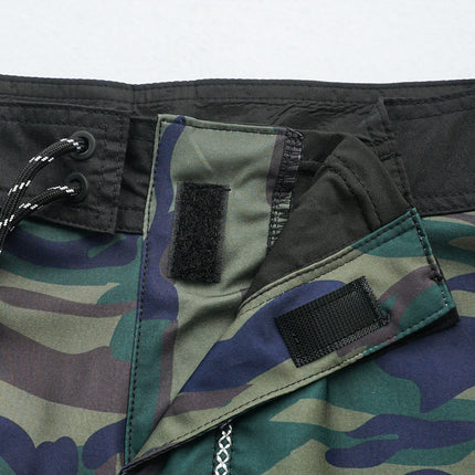 Camouflage Man's Shorts High Quality Surf Swim Trunks Quick-Dry Waterproof Bermuda Boardshorts Plus size 38