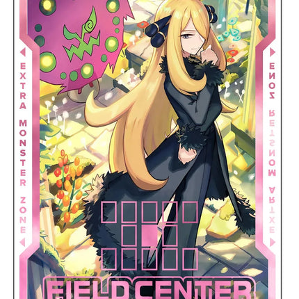 Pokemon Anime Game Card Field Center Cards Tcg Ip Masquerena Cynthia Lillie Reshiram Zekrom Kyurem Acrylic Card Partition Gift