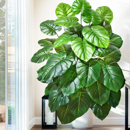 Artificial Monstera and Pothos Leaf Plant - image 2