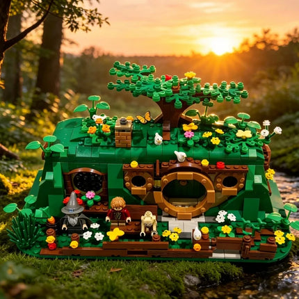 The Unexpected Journey 79003 bouwsteensets geschikt voor verjaardagscadeaus, compatibel met Legoed-deeltjes, 652 stuks.