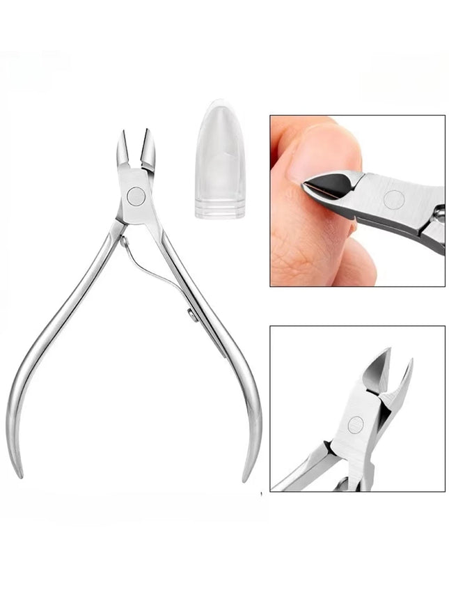 Professionelle Nagelhautzange Nagelhautschere Edelstahl Nagelkunst Maniküre Pediküre Pflege Trim Zange Cutter Schönheitsschere Werkzeuge