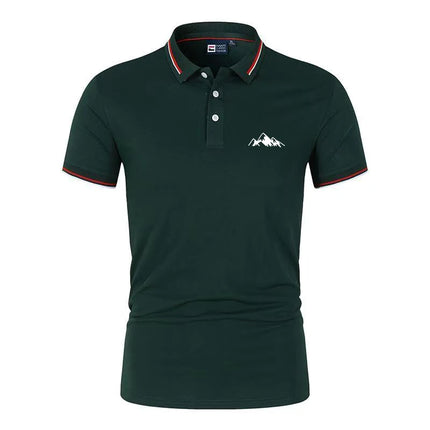 Quick Dry Men's Sports Polo Shirt Golf wear Summer Gym Fitness Training Clothing Comfortable Breathable Shirts