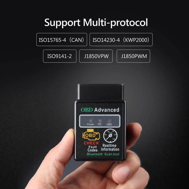 OBD2 Scanner Adapter BT, Wireless Diagnostic Code Reader OBD II Scan Tool Reset & Clear Check Car Engine - product image 2