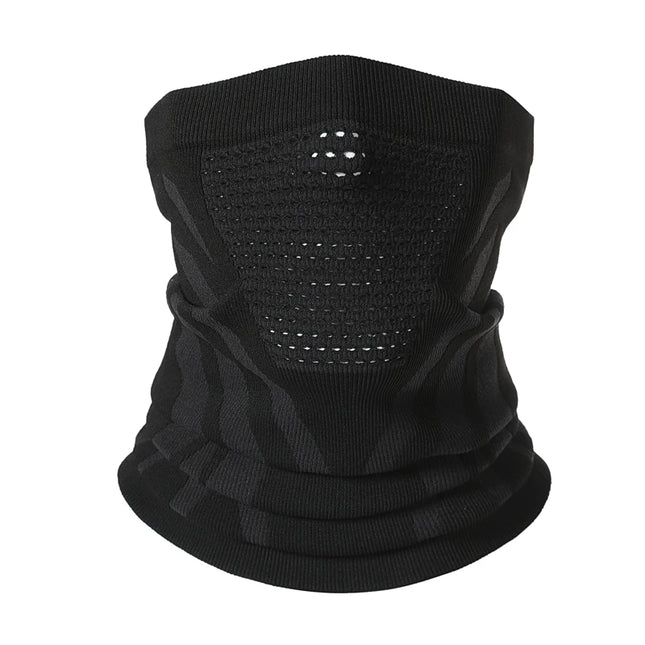New Face Bandana Mask Cover Neck Warmer Bicycle Cycling Scarf Hiking Breathable Mask Winter Outdoor Windproof Thickened Mask Bib