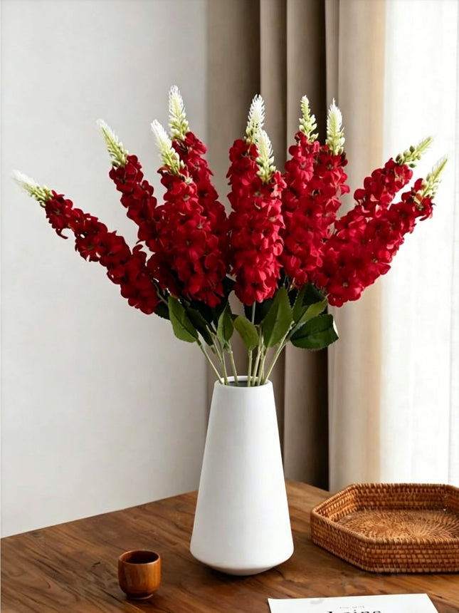 Hyacinth Rattan Flowers - artificial flowers for living room (photo 8 of 12)