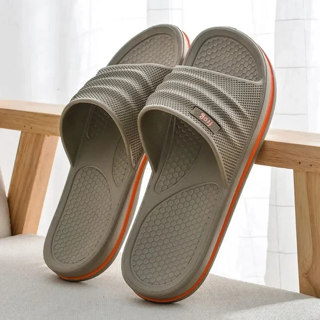 Pmoiste Soft EVA Bathroom Slippers Men Comfortable Designer Light Living Room Shoes Slip-on Not Slip - product image 2