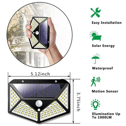 12Pack Outdoor Solar Lights 3 Modes Motion Sensor Lights Waterproof Wall Lights for Backyard Garden Patio Yard Garage Deck Porch
