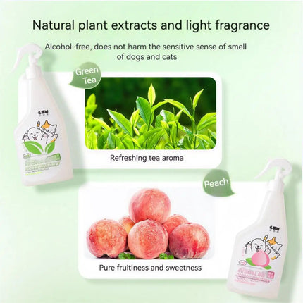 Pet Odor Eliminator Spray Enzyme Cleaner Disinfectant for Cats Dogs Urine Smell Removal Antibacterial Deodorizer Supplies