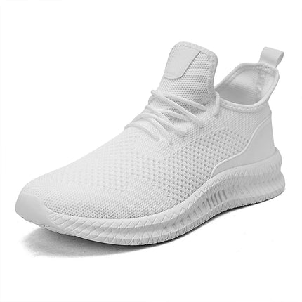 Men Walking Shoes Fashion Lightweight Outdoor Breathable Sports Flat Mesh Comfortable Casual Tennis Shoes for Men
