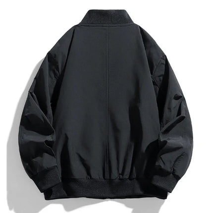 Spring Autumn Casual Jacket Men's Loose Fashion Coat Bomber Jacket Men Workwear Cargo Jackets High Street Outwear Plus Size 8XL