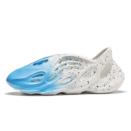 Summer New Couple Hole Shoes Beach Sandals Plus Size Korean Fashion Versatile Casual Men's Slippers Platform Sandals