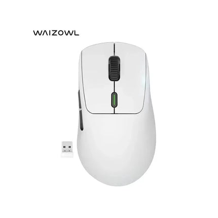 Waizowl OGM Pro Wireless Mouse Ergonomic Design Lightweight Tri-mode PAW3395 Laptops Accessories Long Battery Life Gaming Mouse