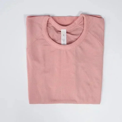 Lemon Women Swiftly Tech 2.0 Yoga  Sports Short Sleeve T-shirt Gym Running Fitness Seamless Short Sleeve Shirt Sportswear Top