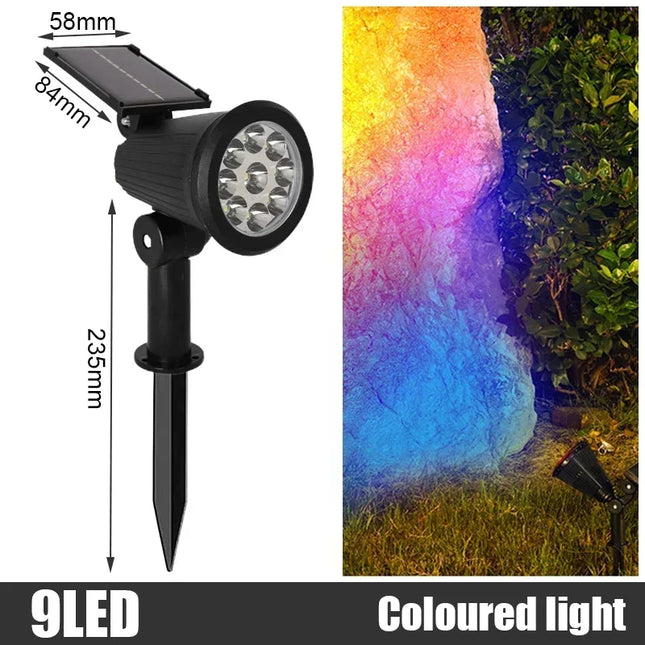 9/4 LED Solar LED Light Spotlights Outdoor IP65 Waterproof Lights Brightness Adjustable for Garden - product image 7