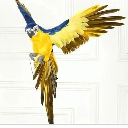 1 Pcs Artificial Parrots Bird Home Decor Simulation Birds Vividly Parrots Garden Cute Outdoor Pond Decoration