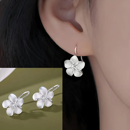 VENTFILLE 925 Sterling Silver Black Agate Rotund Earrings For Women Girl Originality Design Korean Jewelry Party Gifts Dropship