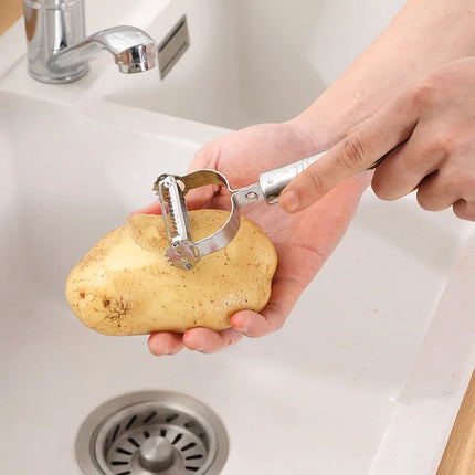 Stainless Steel Potato Cucumber Carrot Grater Julienne Peeler Vegetables Fruit Peeler Vegetable Slicer - product image from B