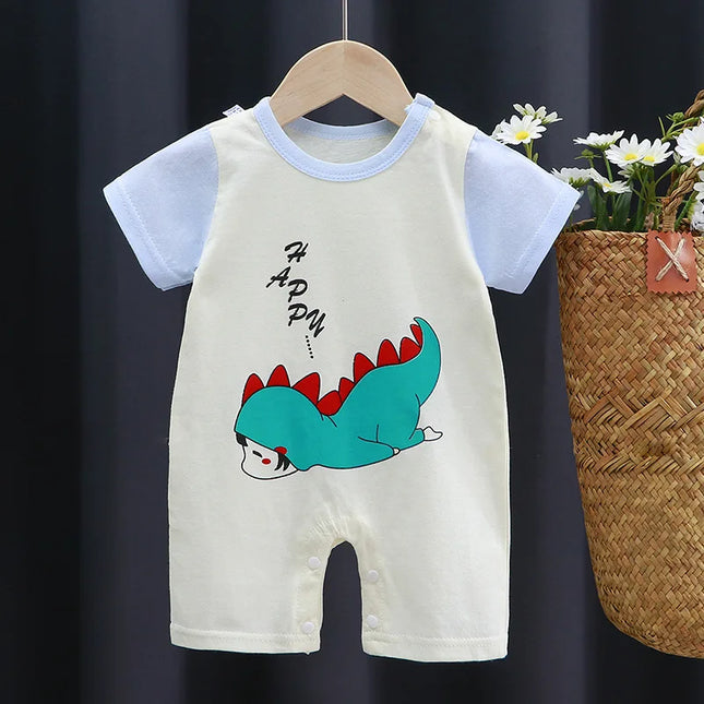 Sommer Strampler Baby Mädchen Kleidung Baumwolle Kurzarm Jumpsuit Neugeborene Baby Jungen Kleidung Body für Neugeborene