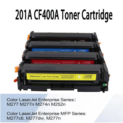 201A CF400A toner set for HP Color LaserJet M252 and M277
