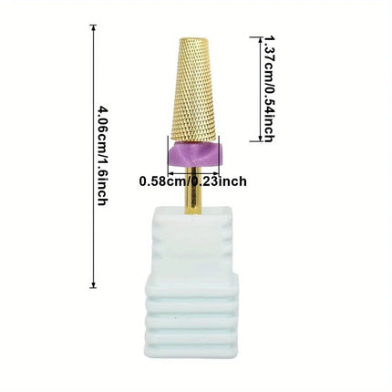 5in1 2XF Tungsten Steel Nail Drill Bits，Multi-Functional Carbide With High Hardness For Long-Term Gel Rem