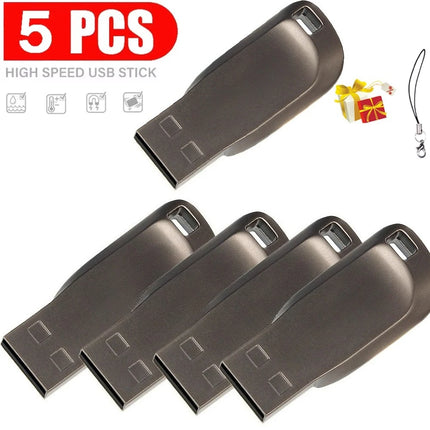 5pcs Various styles wholesale USB Flash Drives 2.0 64GB Black Free Keychain Pen Drive 8GB Storage Memory Stick Mini BusinessGift