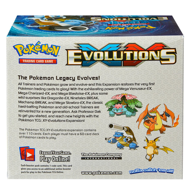 360 Stück Englisch Pokémon TCG: Evolutions Box Pokémon Sammelkarten 36 Pack Box