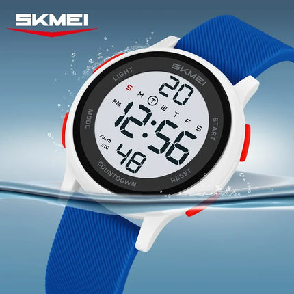 SKMEI 2427 Waterproof Child Electronic Watch Boy Girl Sport Colorful Children Digital Kids Wristwatches Shockproof Montre 1721