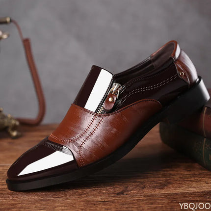 2026 Large Size Fashionable Men's Office Formal Shoes Low Cut Daily Comfortable Pointed Multifunctional Men's Wedding Shoes