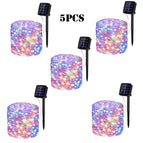 5pcs-multicolour / 22m200LED