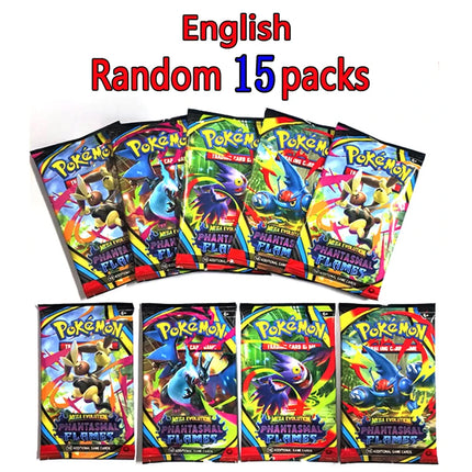 150-360Pc English French Spanish Carta Karten Pokemon Cards Sun Moon Evolutions Booster Box Collectible Tradiner Card for Child