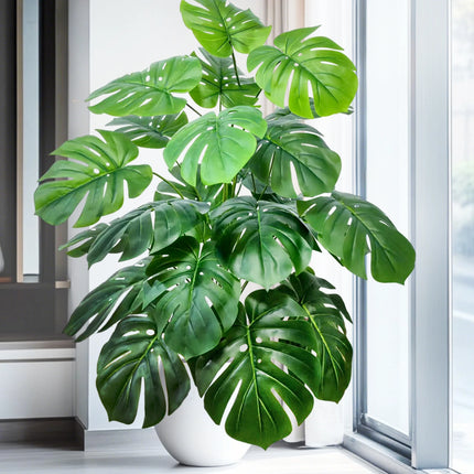 Artificial Monstera and Pothos Leaf Plant - image 4