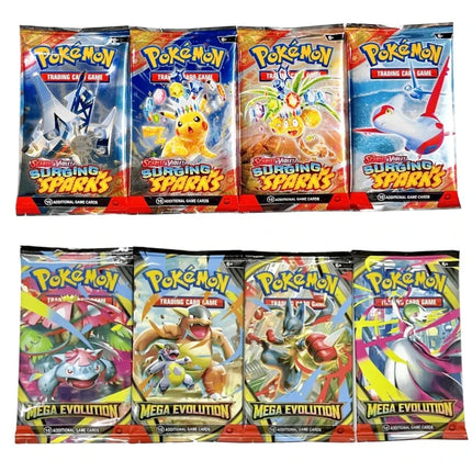 Random 18 bag Pokemon TCG Booster Pack Mega Evolution Ascended Heroes English Version Cards Per Pack Rare Trading Cards