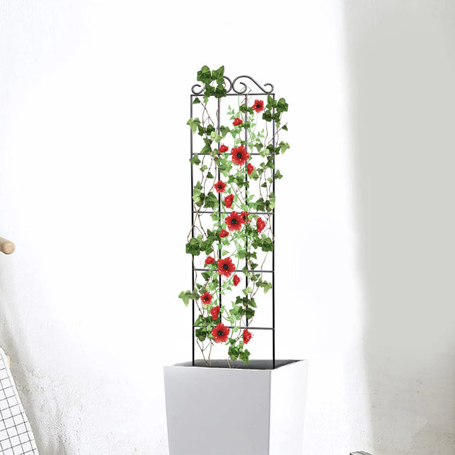 Plants Support Metal Trellis Black Iron Wire Vine Plants Trellis for Garden Enthusiasts Lovers - product image 2