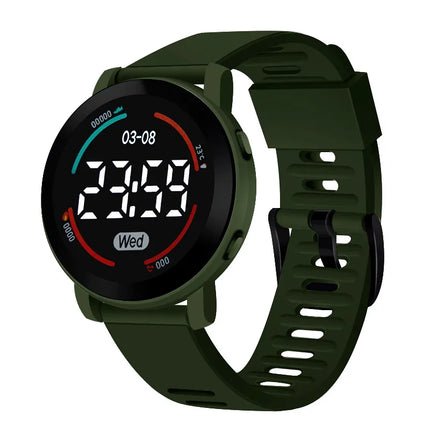 LED Digital Kids Watches Luminous Waterproof Sport Children Watch Silicone Strap Electronic Wrist Watch For Boys Gril Reloj Niño