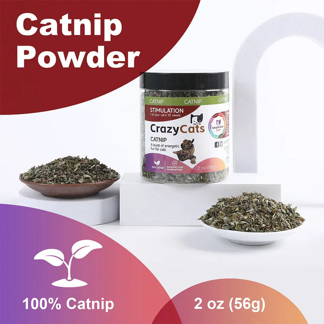 Pet's Cat Premium Catnip-56g Jar of High Potency Catnip, 100% Natural & Chemical-Free, Safe for All Cat - product image 2