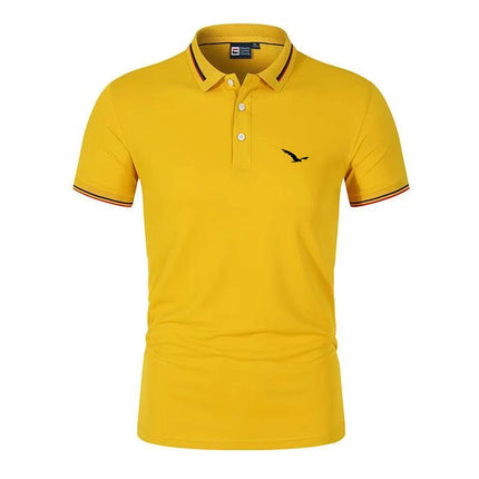 Quick Dry Men's Sports Polo Shirt Golf wear Summer Gym Fitness Training Clothing Comfortable Breathable Shirts