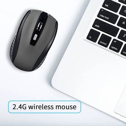 2.4G Wireless Mouse 2.4Ghz Gaming Mouse 6D Optical Wireless Mouse Slim Mini Noiseless Mice DPI1600 for MacBook PC - product i