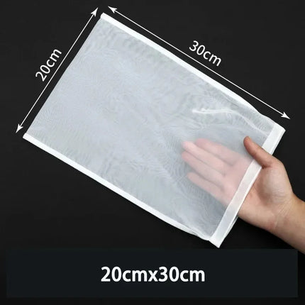 1/3/5Pcs Reusable Nut Milk Bags Strainers Unbleached Nylon Cheesecloth Bag Food Cheese Yogurt Filter Kitchen Fine Mesh Strainer